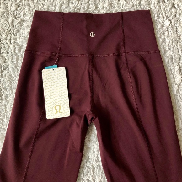 lululemon athletica Pants - NWT Lululemon Maroon Groove Pants